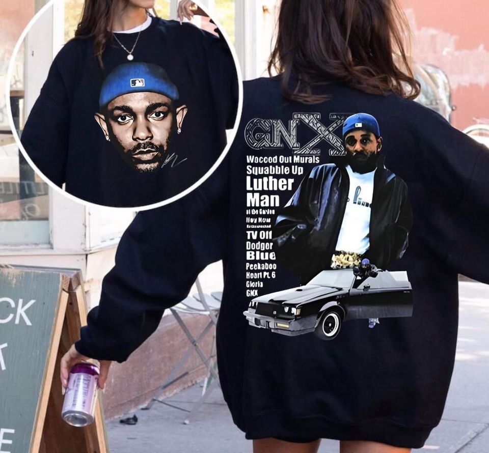 Kendrick Lamar GNX Tour 2025 Graphic Two Sides Unisex Sweatshirt