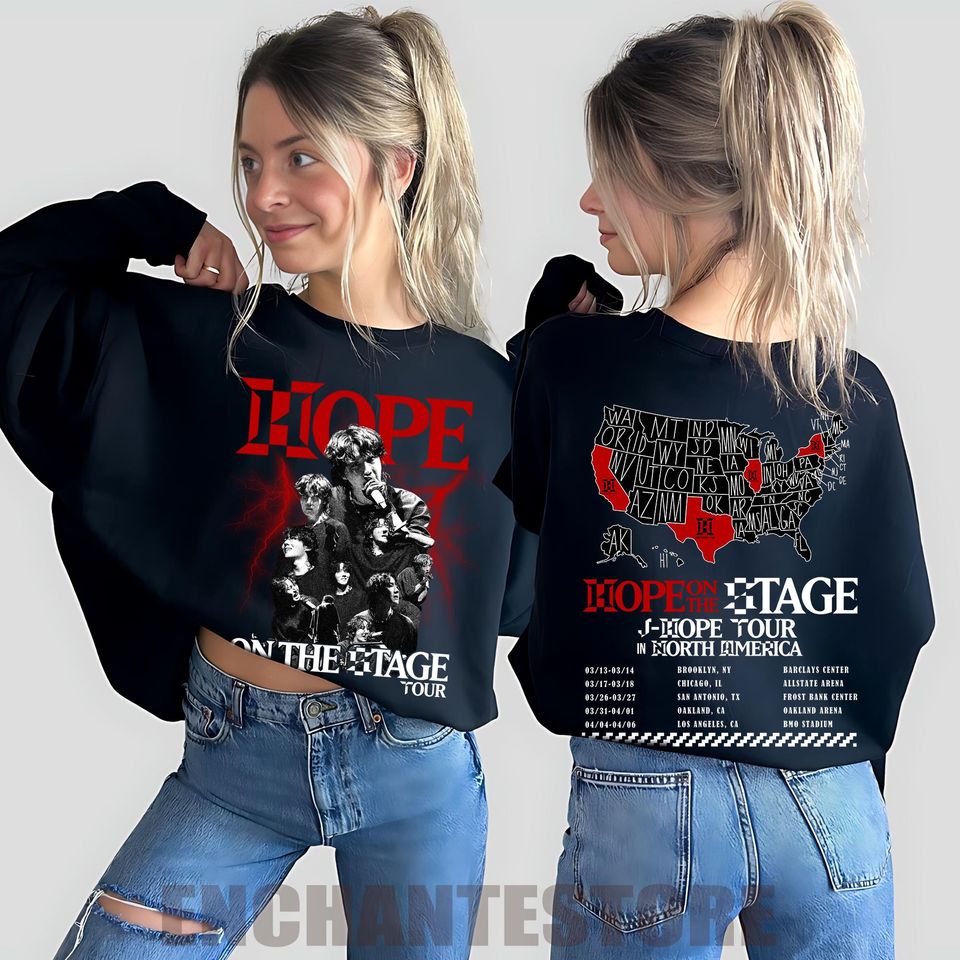 J-hope Tour Hope On The Stage Tour Sweatshirt, Jhope Hope on the Stage Sweatshirt