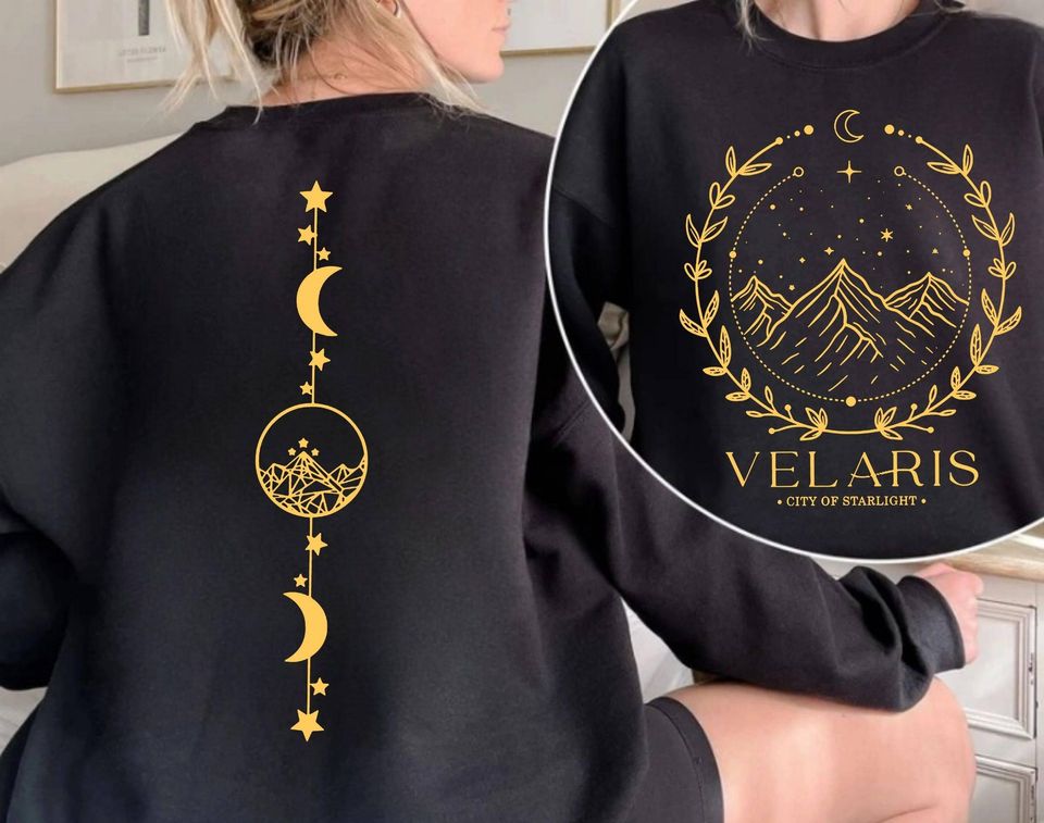 Velaris City Of Starlight Double Sided Sweatshirt, The Night Court Sweater