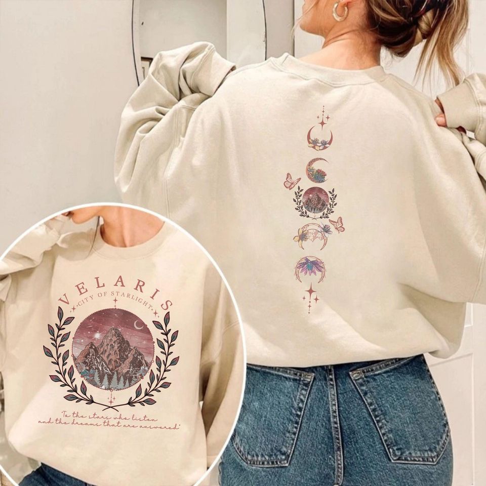 Velaris City Of Starlight Two-Sided Sweatshirt, The Night Court Sweater
