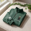 Embroidered Vitamin G Irish Beer Quarter Zip, St. Patricks Day Guinness-Inspired Pullover, Funny Drinking Gift