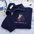 NASA Artemis II Mission Logo Quarter Zip Sweatshirt