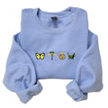 Island Bugs Embroidered Gildan Sweatshirt (Animal Crossing Inspired)