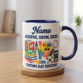 3D Embossed Accent Mug - Personalized Test Day Keepsake for School Success