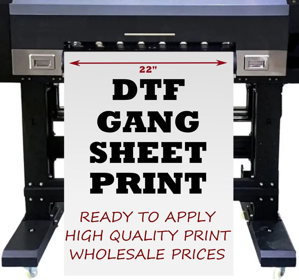 DTF Transfer, Full Color Custom DTF Print, High Quality, Ready To Press Transfers, Bulk Dtf Print, Custom DTF Heat Transfer, Direct To Film