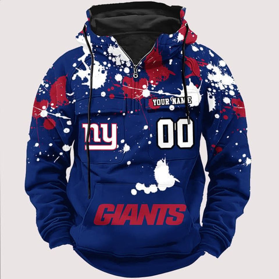 New York Giants Classic Revival Cargo Hoodie