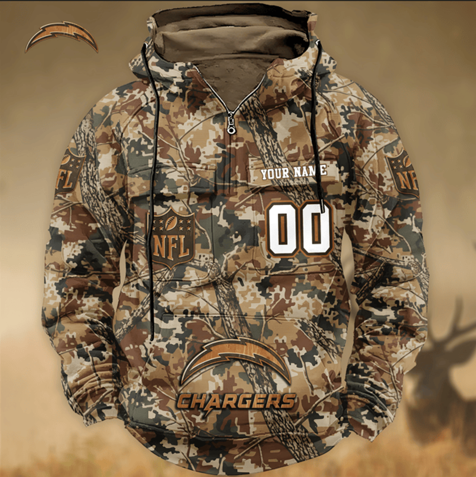 Los Angeles Chargers Classic Cargo Hoodie