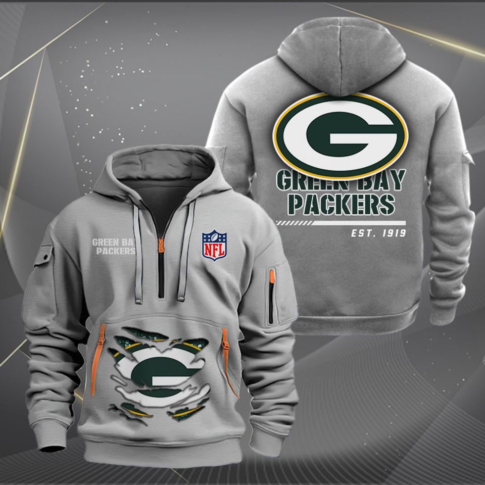 Green Bay Packers Heavy Tactical Hoodie