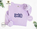 Embroidered Books & Coffee Sweatshirt