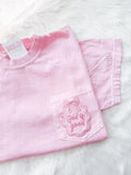 Embroidered God Is Good Pocket T‑Shirt - Christian Faith-Based Apparel, Customizable