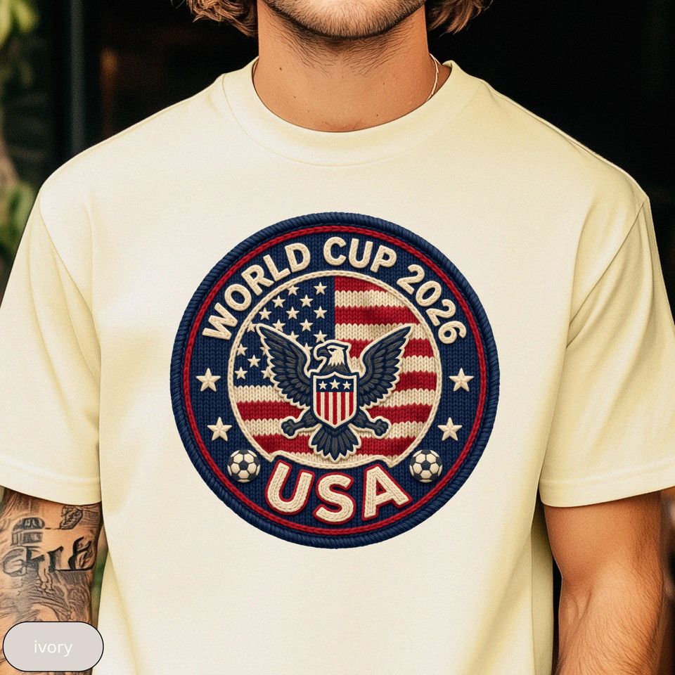 USA World Cup 2026 Embroidered Tee