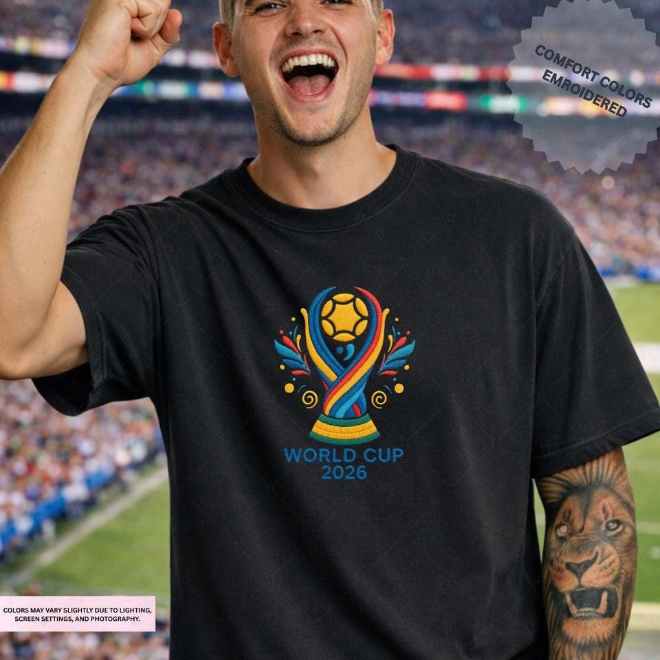 Embroidered 2026 USA Soccer Cup T-Shirt