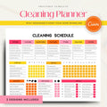 ADHD Cleaning Planner | Family Chore Chart Printable | Daily House Cleaning Checklist | Editable Cleaning Schedule | Household Organizer