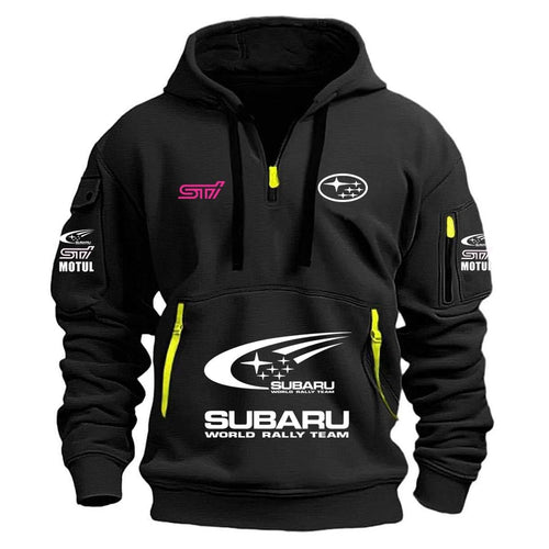 2026 Subaaru Racing European Size Autumn/Winter Men's Hooded Kangaroo Pocket Hooded