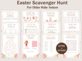 Easter Scavenger Hunt for Older Kids Easter Hunt Clues Puzzle Teen Pre-teen Easter Egg Treasure Hunt Indoor Basket Bunny PRINTABLE Instant