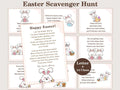 Easter Scavenger Hunt for Kids Easter Hunt Clues Easter Egg Treasure Hunt Indoor Activity Easter Bunny Basket Riddles Gift PRINTABLE Instant