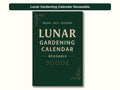 Reusable Lunar Gardening Calendar  Undated Moon Phase Planner Printable - UK&US