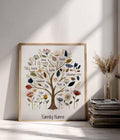 Personalized Family Tree Print  Heirloom Artwork