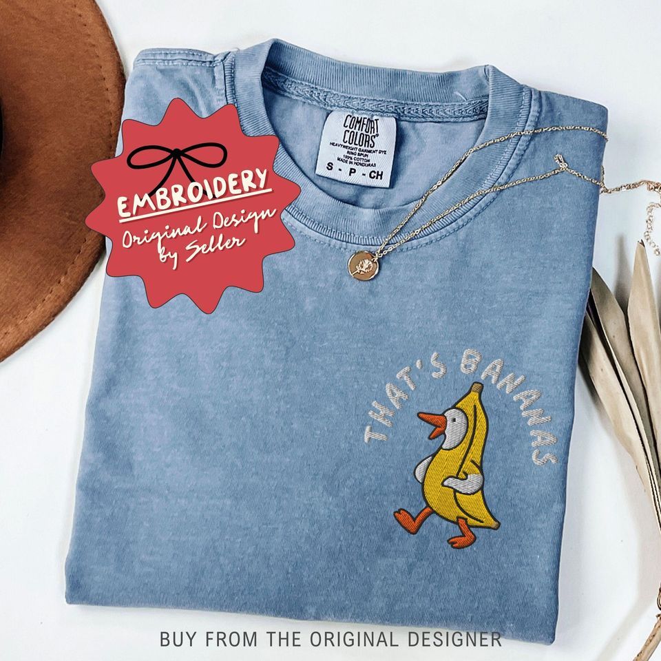 Embroidered Funny Silly Goose Shirt, Gift for Best Friend