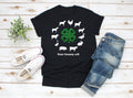 4-H Animals Circle Clover Glitter Shirt