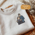 Custom Sweatshirt Using Family Portrait Custom Embroidered Hoodie Family Picture Personalized Photo Crewneck Gifts for Mom and Dad