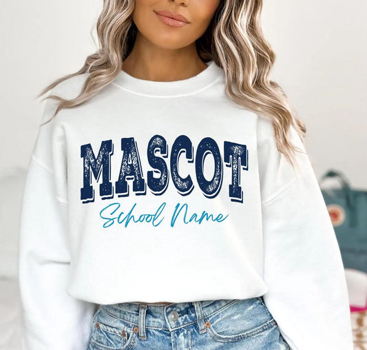 Comfort Colors Custom School Mascot Tshirt,School Mascot Sweatshirt,Team Mascot Name Hoodie,Custom College,School Spirit,Custom Sports,S231