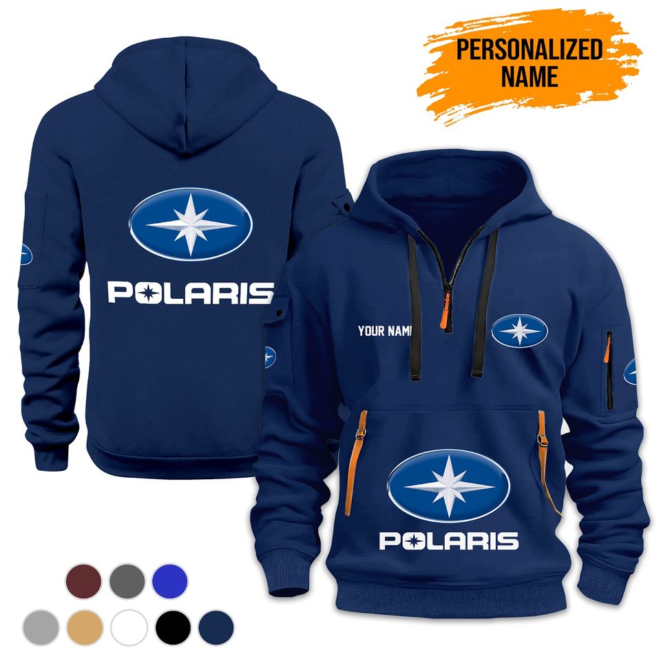 Personalized Name Love Polaris Quarter Zip Hoodie