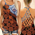 NY Mets Baseball Sport Criss Cross Tank Top