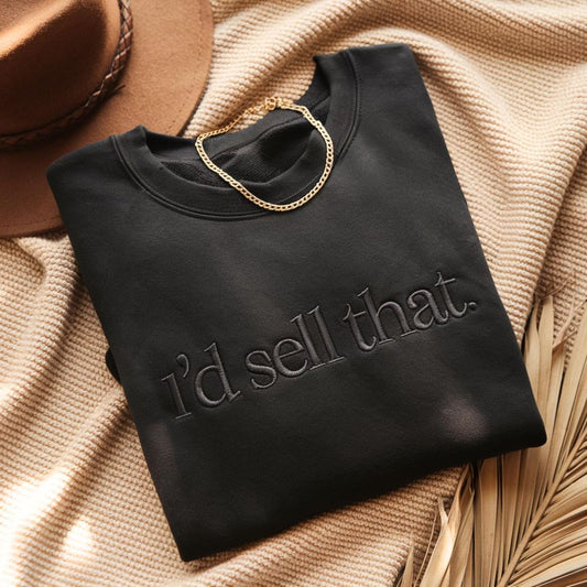 Embroidered Realtor Sweatshirt: Funny Real Estate Agent Gift
