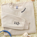 Embroidered Nana Sweatshirt: Personalized Grandkids Names, Custom Grandma Gift