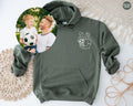 Fathers Day Hoodie, Dad Hoodie Custom Portrait From Photo Personalized Gift For Dad Birthday Gifts For Him Outline Sweatshirt From Daughter