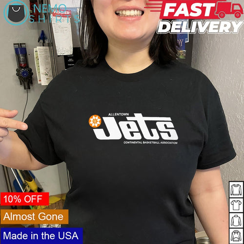Allentown Jets continental basketball association shirt