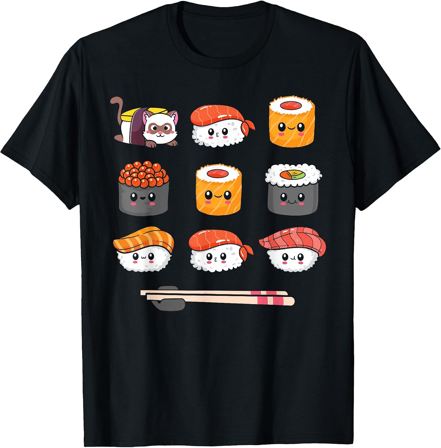 Happy Sushi Japanese Rice Art and Cats