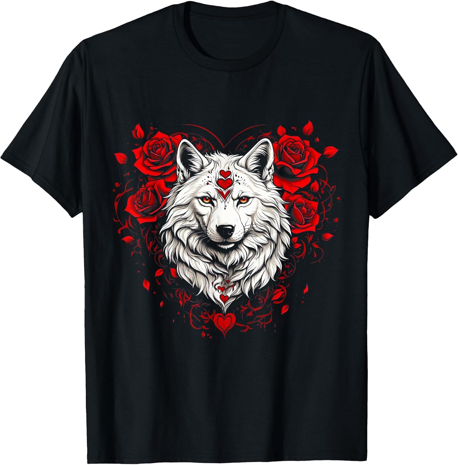 Floral Rose Wolf Clothing Gifts