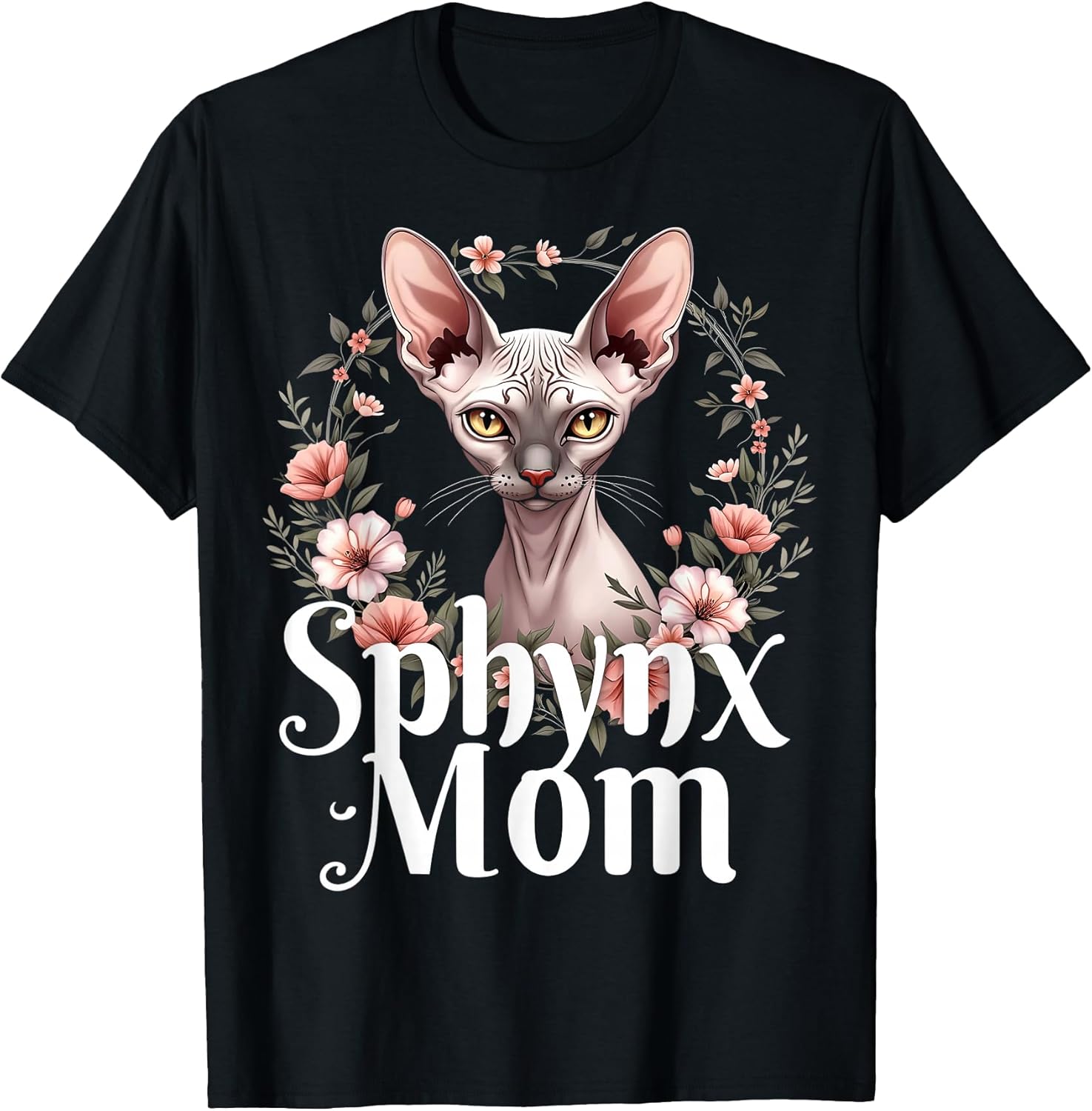 Elegant Sphynx Cat Lover Apparel for Pet Moms
