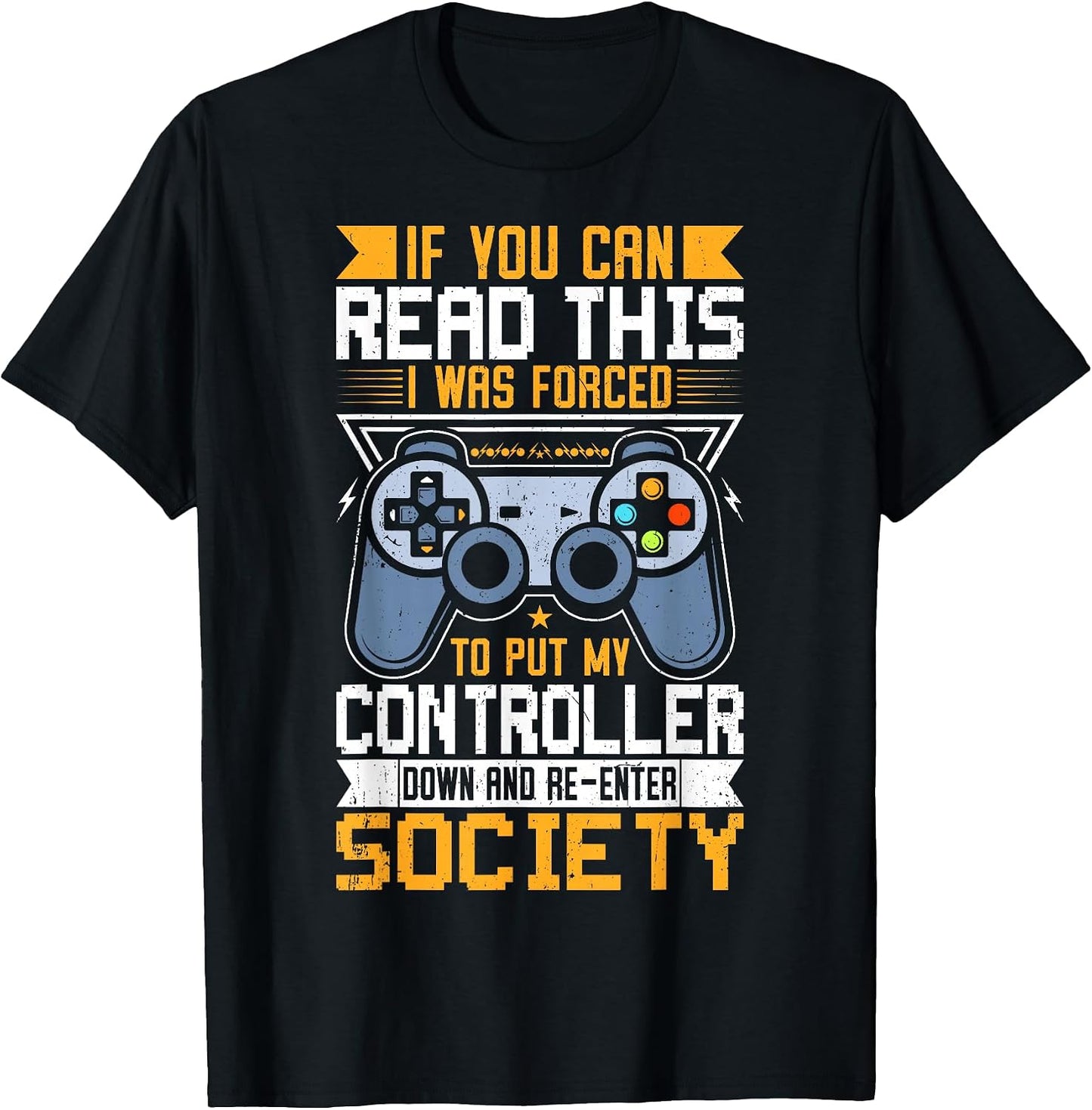 Can Read Forced Controller Down Society Video Game