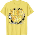 Field Day Yellow Team Retro Competiion Smile Face Lightning T-Shirt