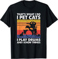 Funny Drummer & Cat Lover Apparel