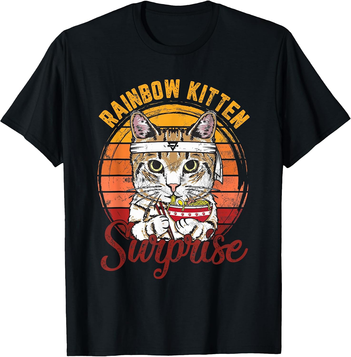 Animals Cats Rainbow Cat Kitten Surprise & Ramen
