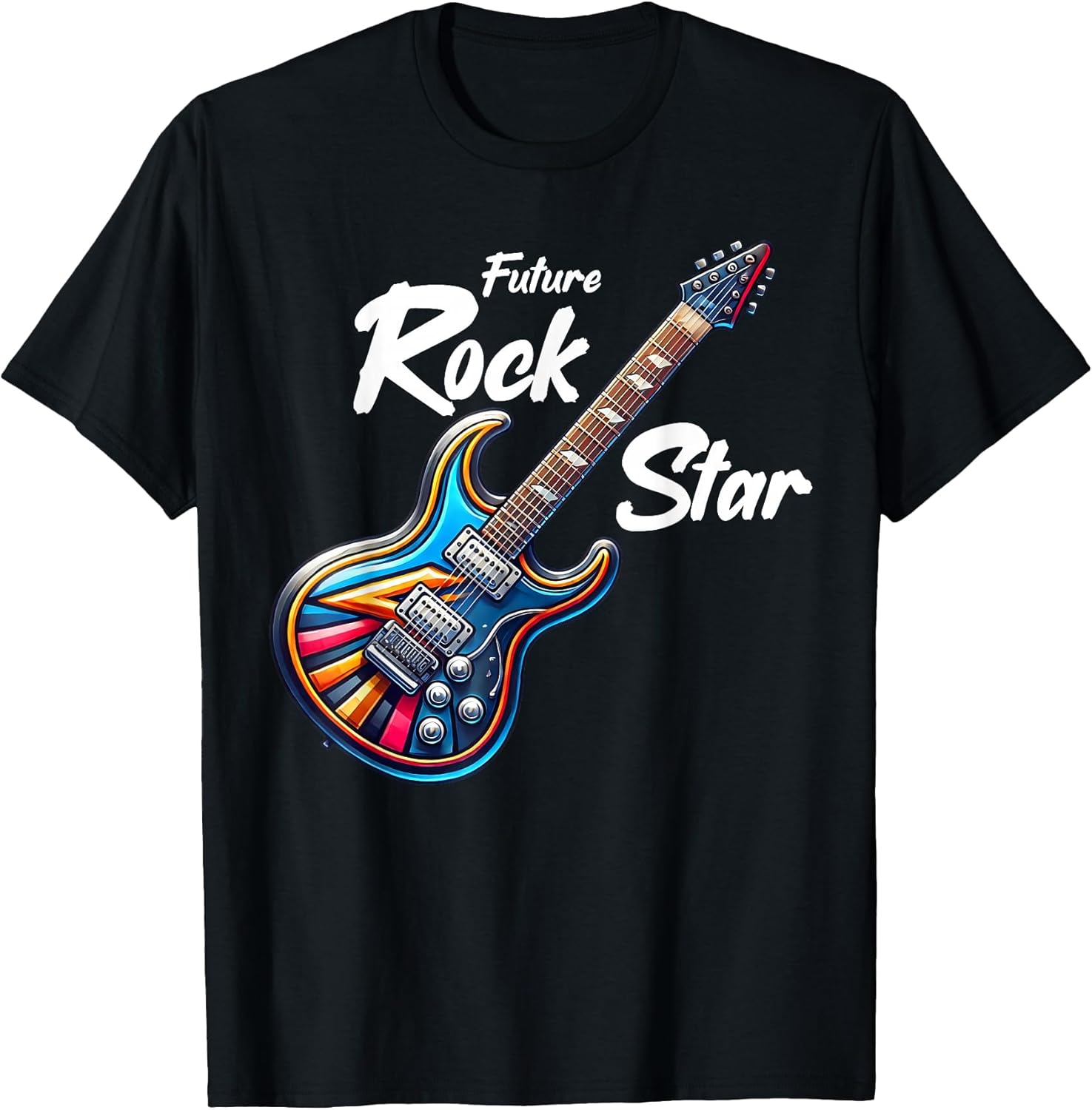 Future Rock Star, Guitar Band, Funny Rock, Girls Boys Kids T-Shirt