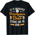 Board Games and Beer T Shirt for Gamer and Drinker T-Shirt
