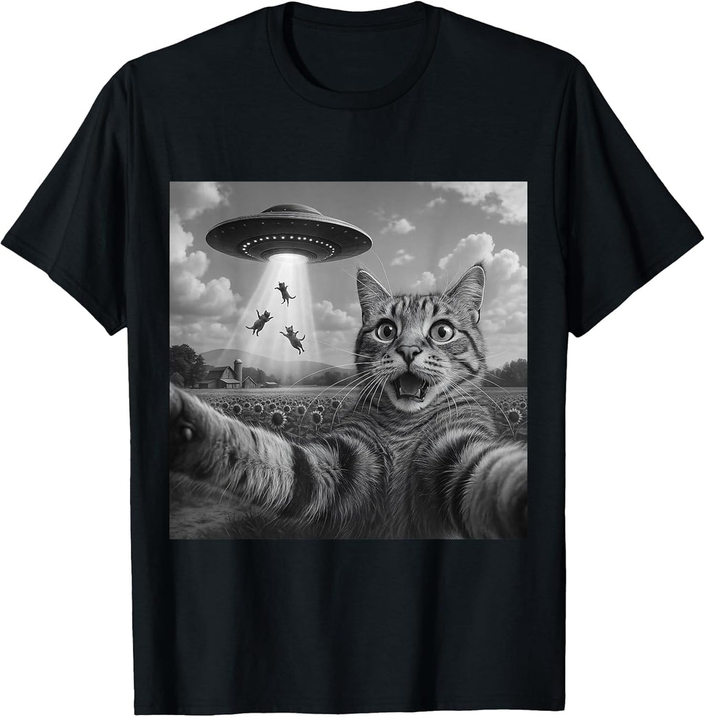 Funny Cat Shirts Men Teen Boys Graphic Tee Co