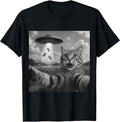Funny Cat Shirts Men Teen Boys Graphic Tee Co