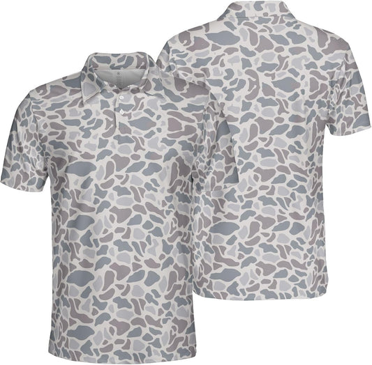 Funny Polo Shirt for Men Women All Over Print Short Sleeve Golf Shirt Activewear Polo Casual Sport Outdoors Gift for Golfer