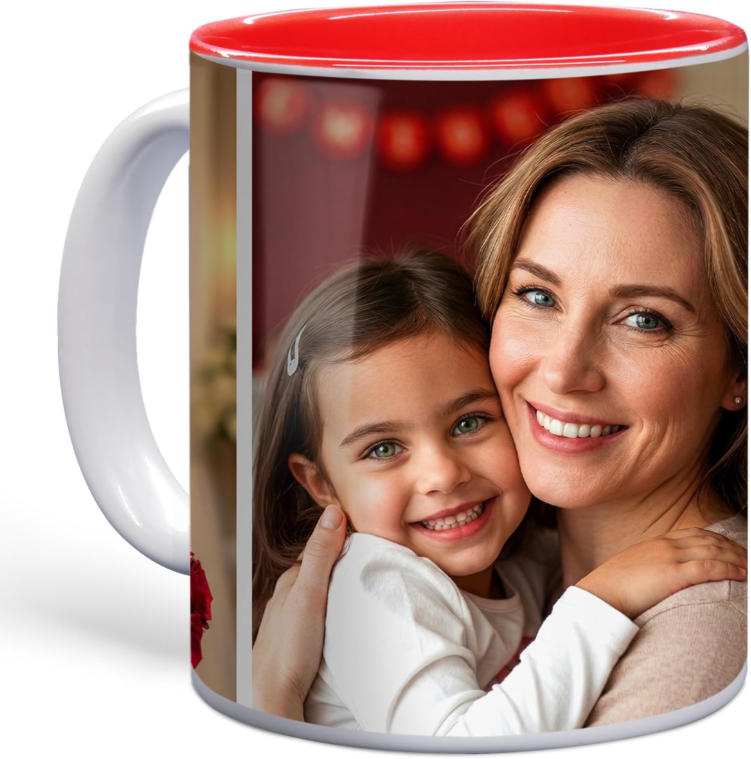 ArtPix 3D Personalized Coffee Mug – Custom Ceramic Cups with Your Photo, Picture, Text, Logo – Customized Mothers Day Gifts for Mom, Women, Wife, Men, Friends – 11 Oz Large Tea Mug With Colored Inside