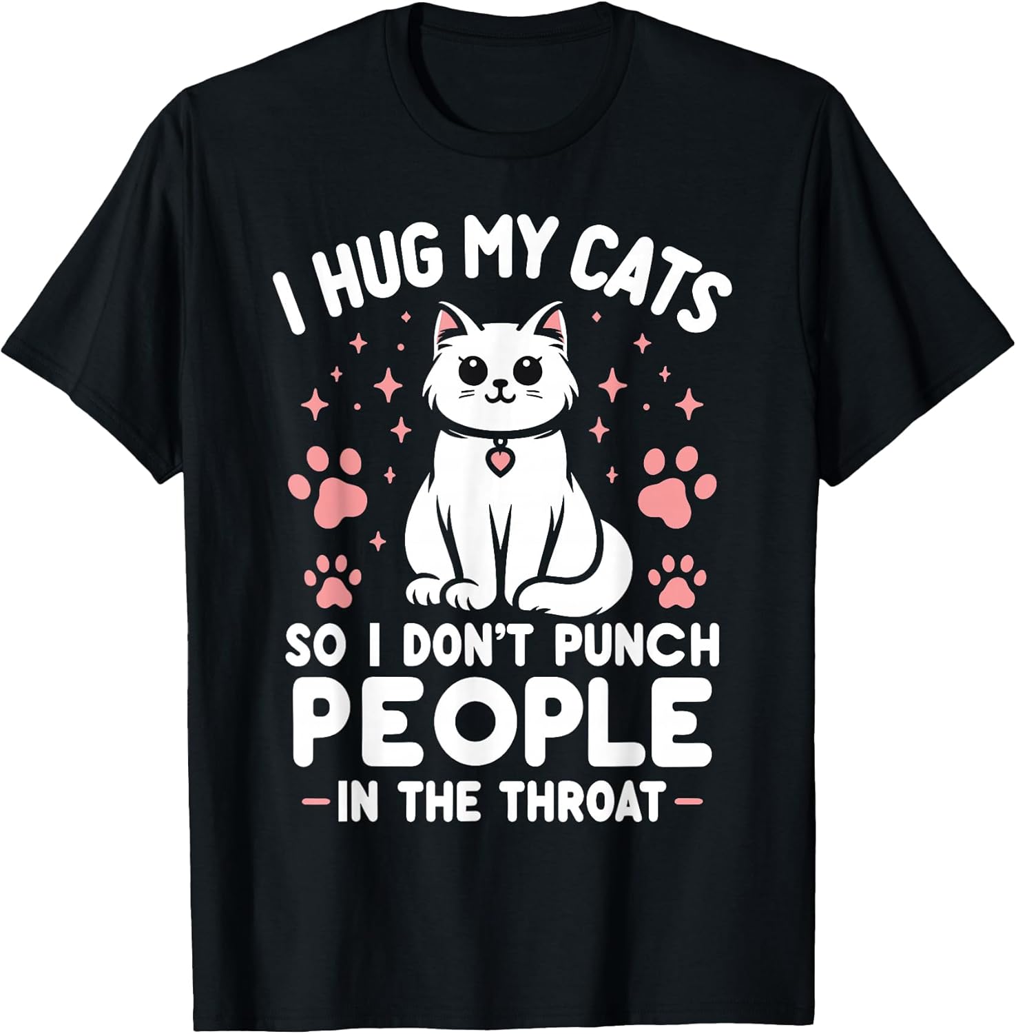 Funny Cat I Hug My Cat