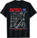 NASA Space Schematic Artemis Mission White