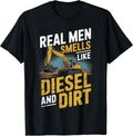 Diesel And Dirt Construction Worker Heavy Equipment Operator T-Shirt
