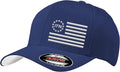 13 Star USA Flag Patriotic Flex Baseball Fitted hat -Custom Embroidered 6277 Flex Baseball Fitted hat