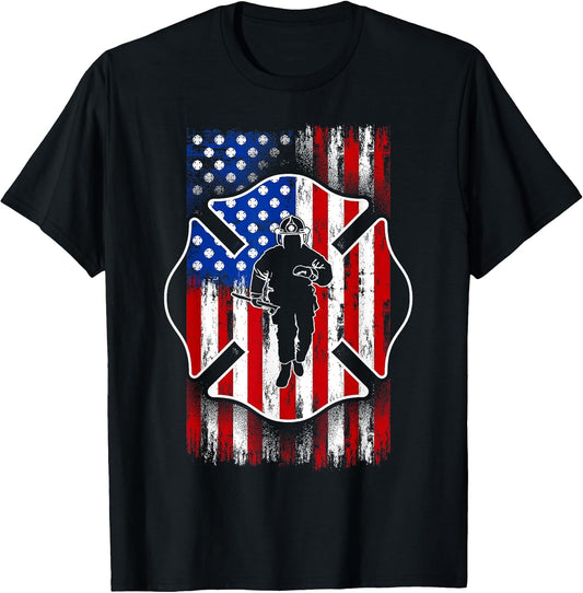 American Firefighter Fireman Thin Red Line DMTRY